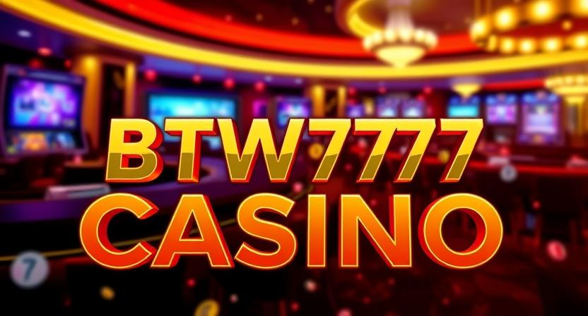 Variety of slot machines available on BTW7777